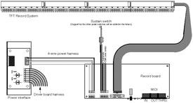 PianoDisc System Wiring Diagram