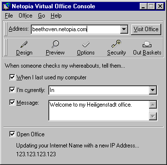 Internet Name update